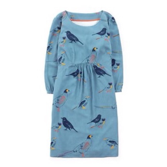 Boden Dresses & Skirts - Boden Crew Neck Bird Dress